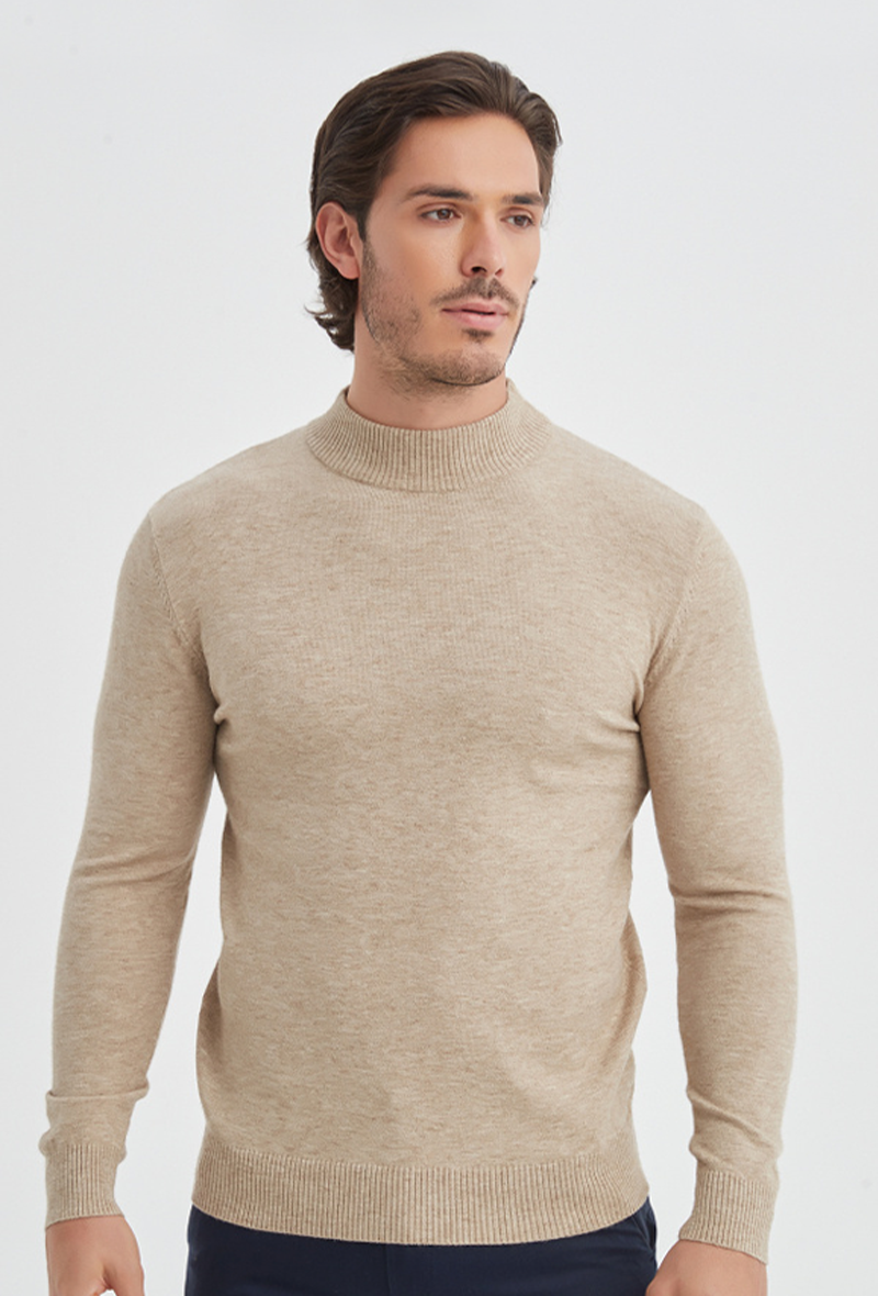 Pullover mit halbem Reißverschluss | Cosenza | Grau
