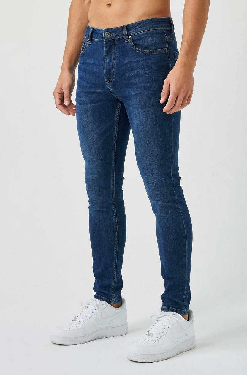 The Perfect slim jeans | Donkerblauw