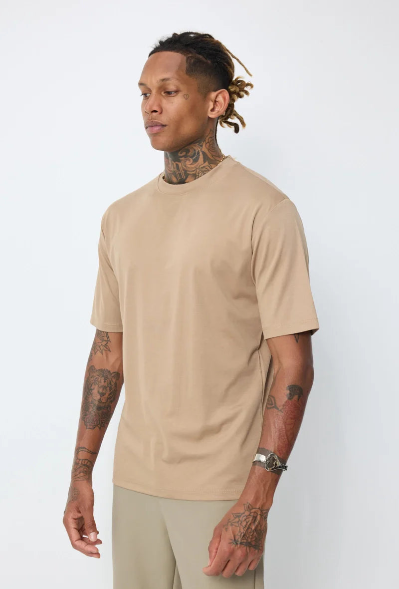 T-Shirt | Luxus | Beige