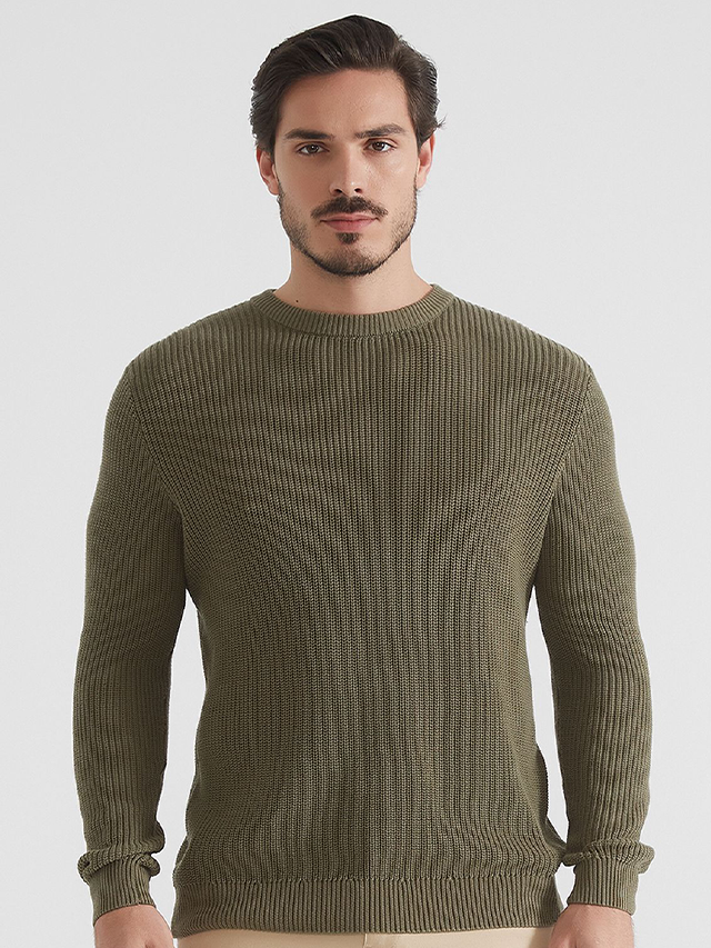 Sweater | Portofino | Kaki groen