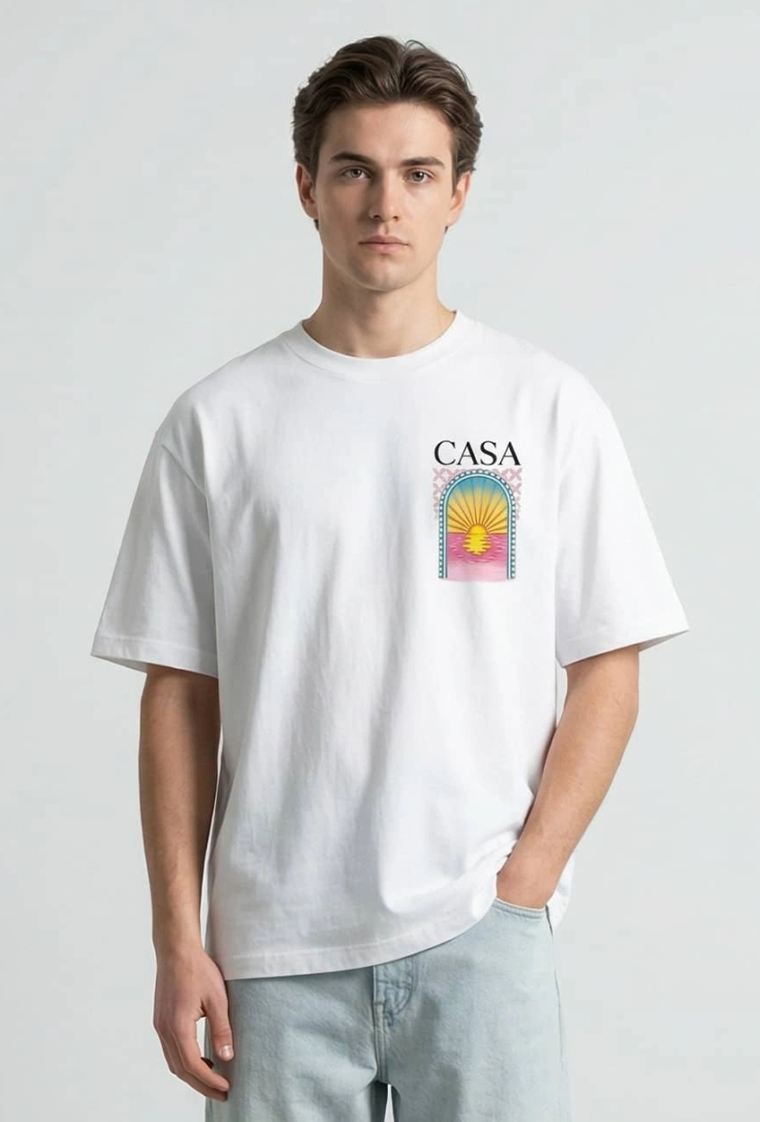 T-shirt | Casa | Wit