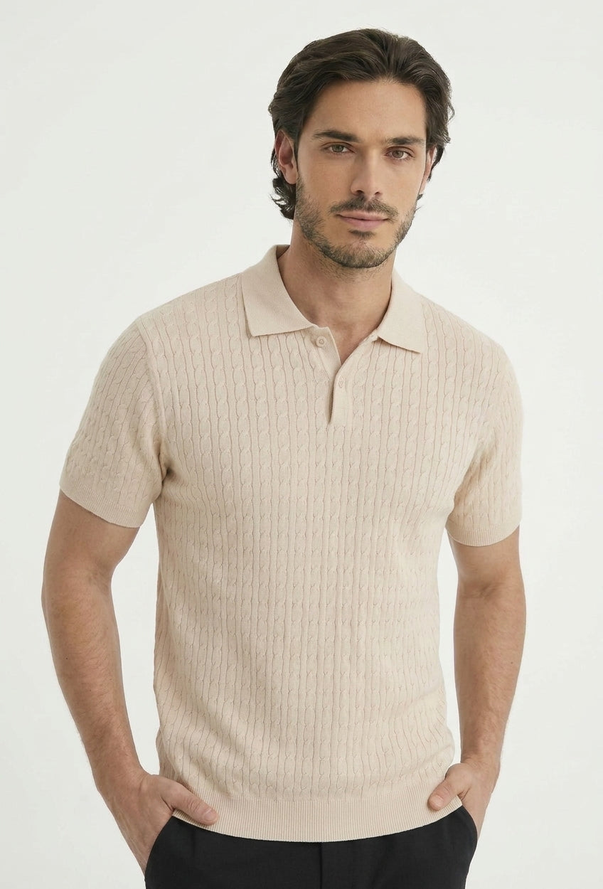 Poloshirt | Lorenzo | Beige