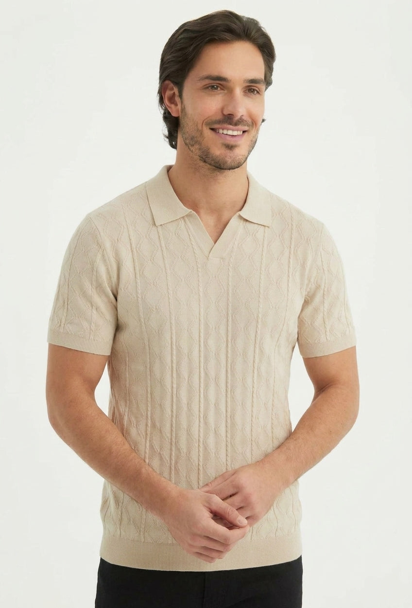 Poloshirt | Vittorio | Beige