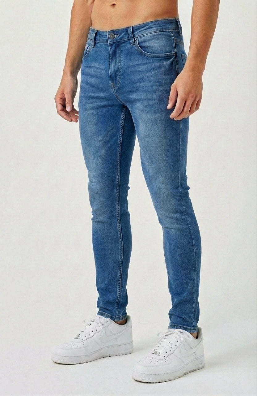 The Perfect slim jeans | Blauw