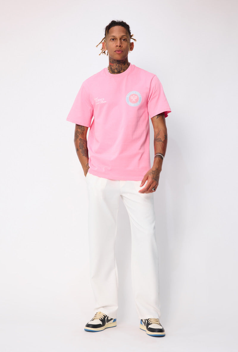 T-shirt | Beverly Hills | Roze