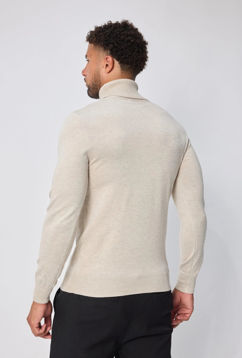 Hoge turtleneck | Collo | Beige