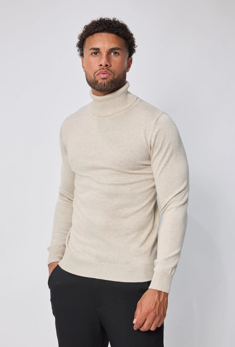 Hoge turtleneck | Collo | Beige