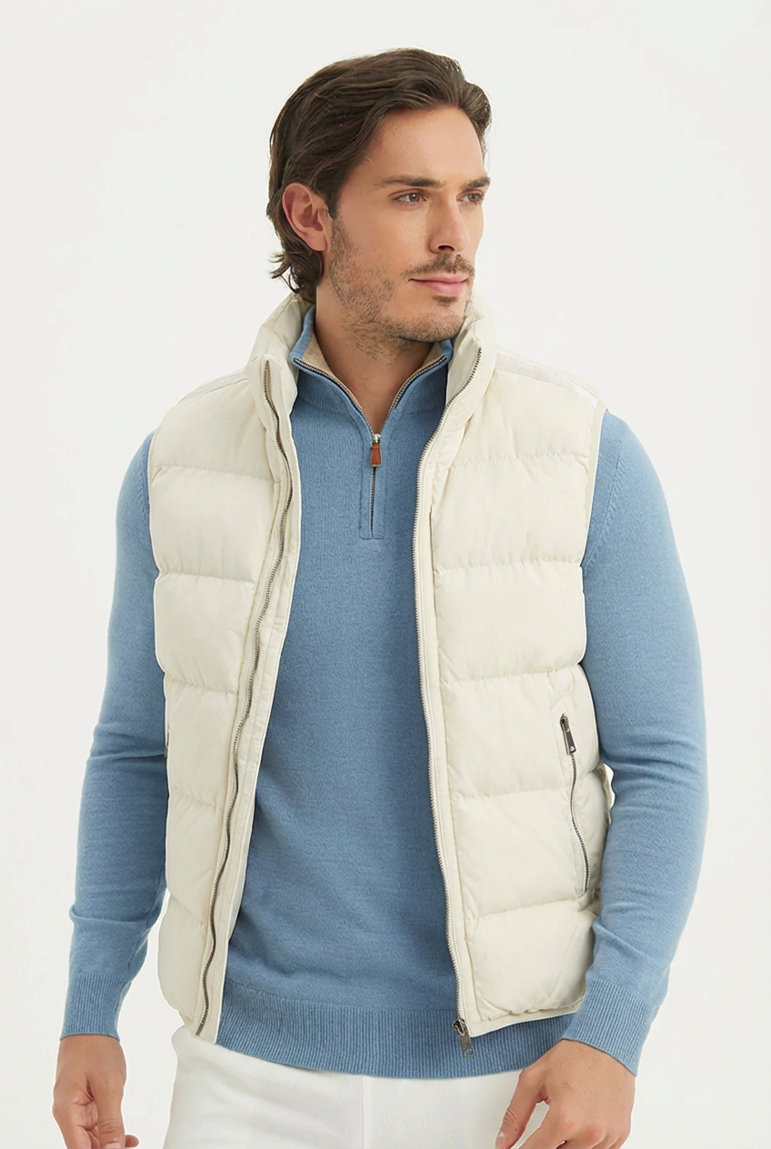 Bodywarmer | Oxford | Wit