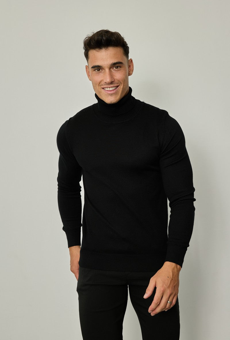 Hoge turtleneck | Collo | Zwart