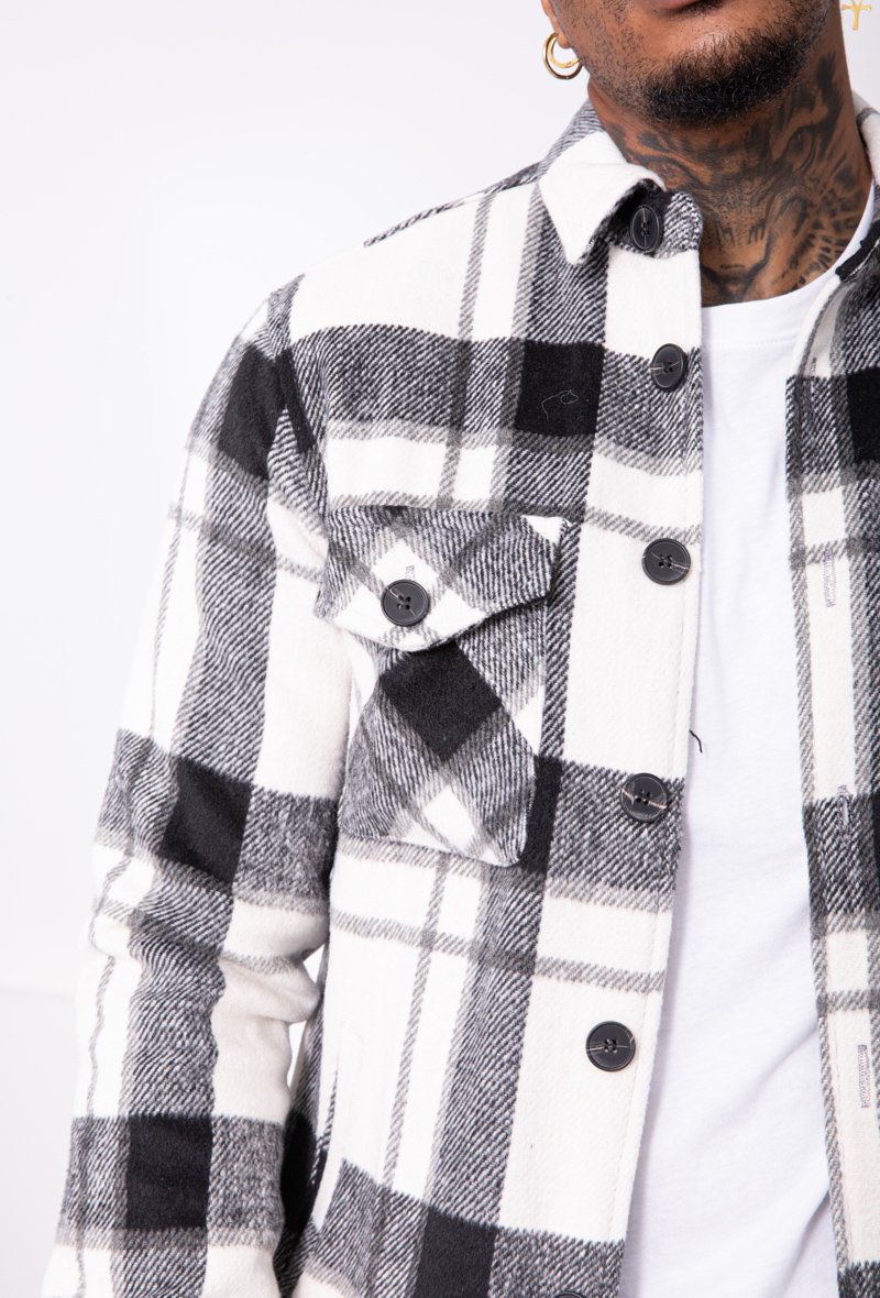 Karierte Strickjacke | Manchester