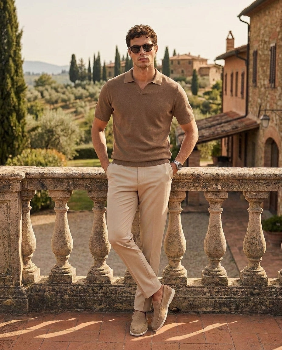 Poloshirt | Moretti | Bruin