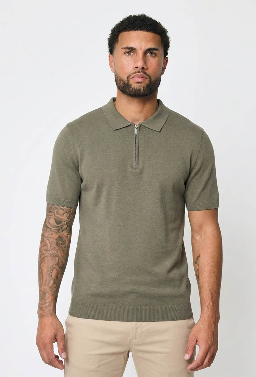 Poloshirt | Costello | Kaki Groen