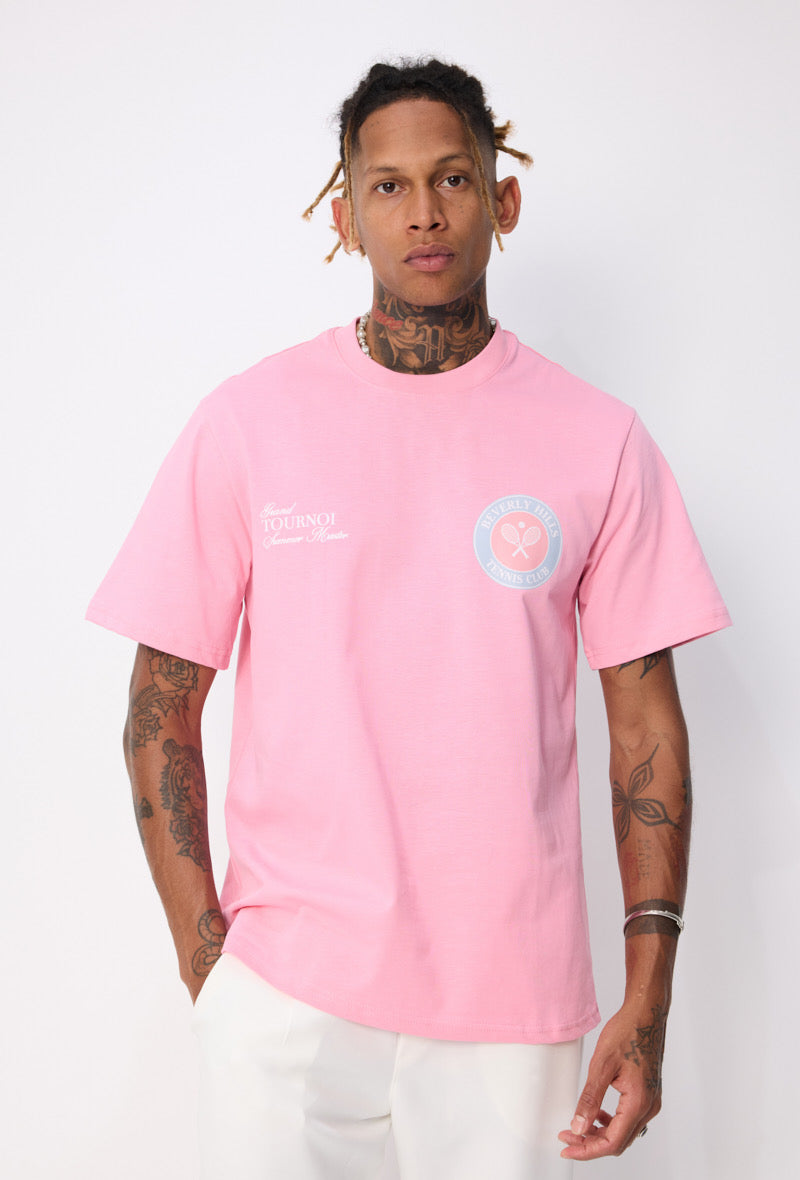 T-Shirt | Beverly Hills | Pink