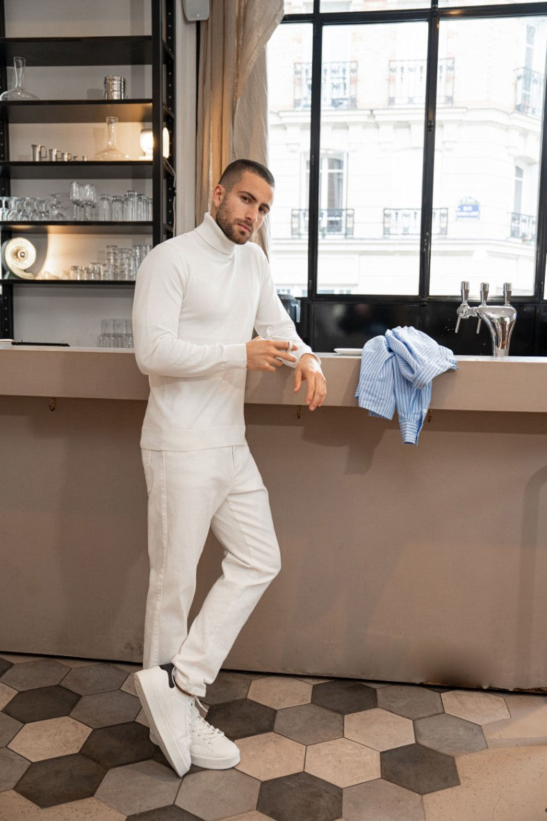 Pullover mit halbem Reißverschluss | Cosenza | Grau