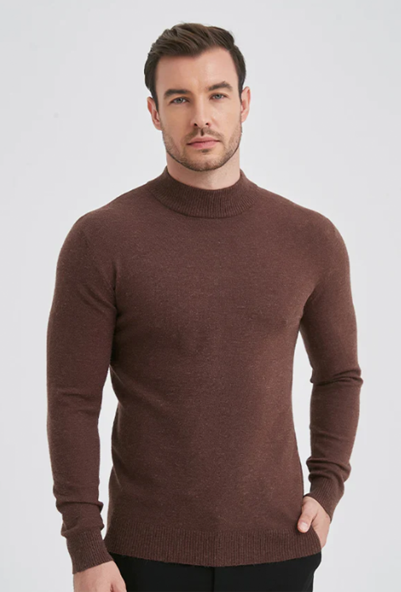 Pullover mit halbem Reißverschluss | Cosenza | Grau