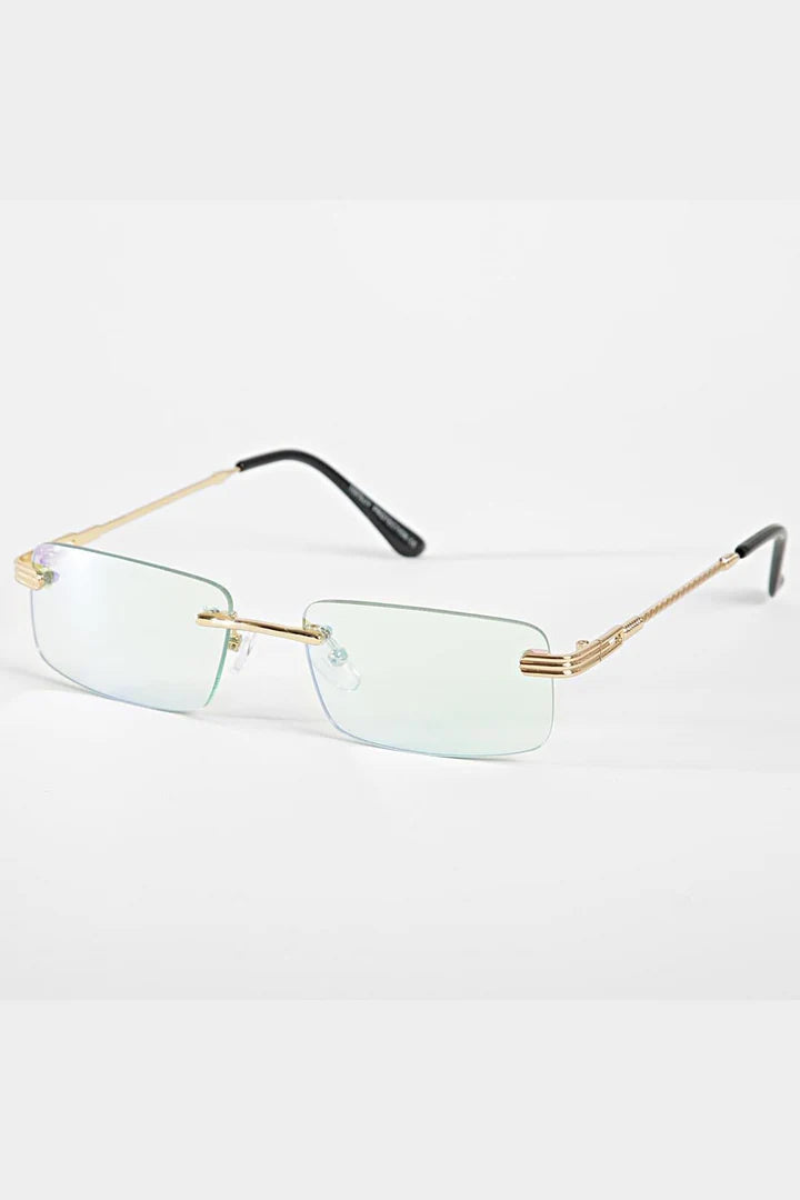 Sonnenbrille | Cosa Nostra | Transparent / Gold