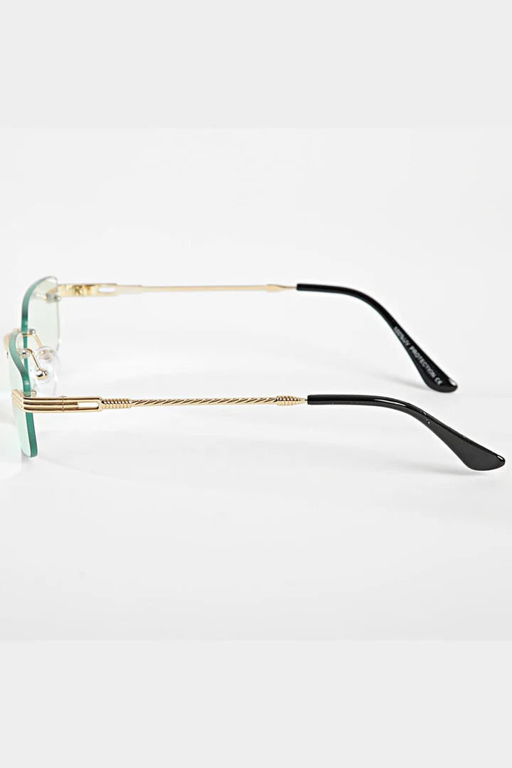 Sonnenbrille | Cosa Nostra | Transparent / Gold