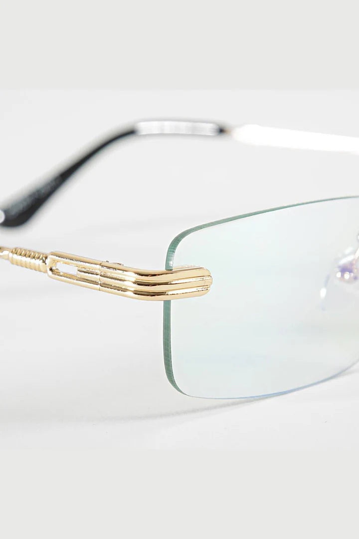 Sonnenbrille | Cosa Nostra | Transparent / Gold