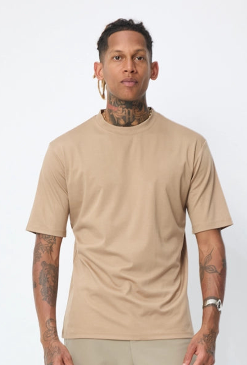 T-Shirt | Luxus | Beige