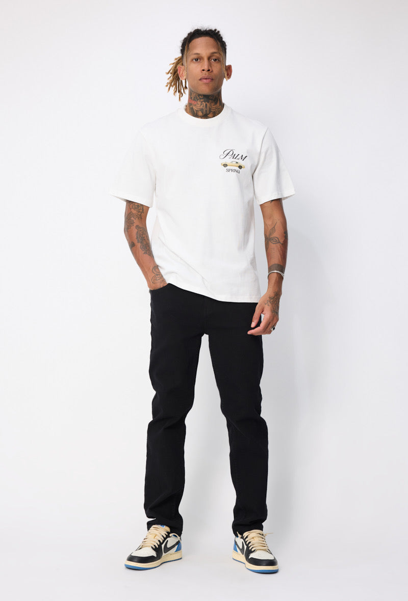 T-shirt | Palm Spring | Wit