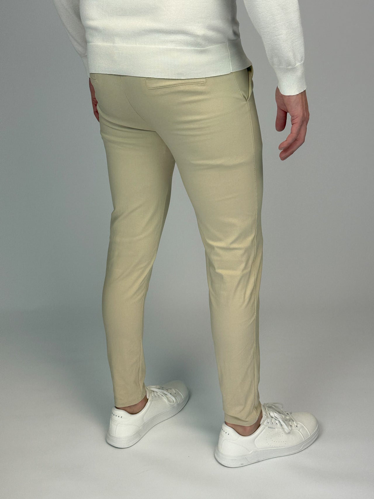 Slim Fit Chino broek | Taranto | Beige