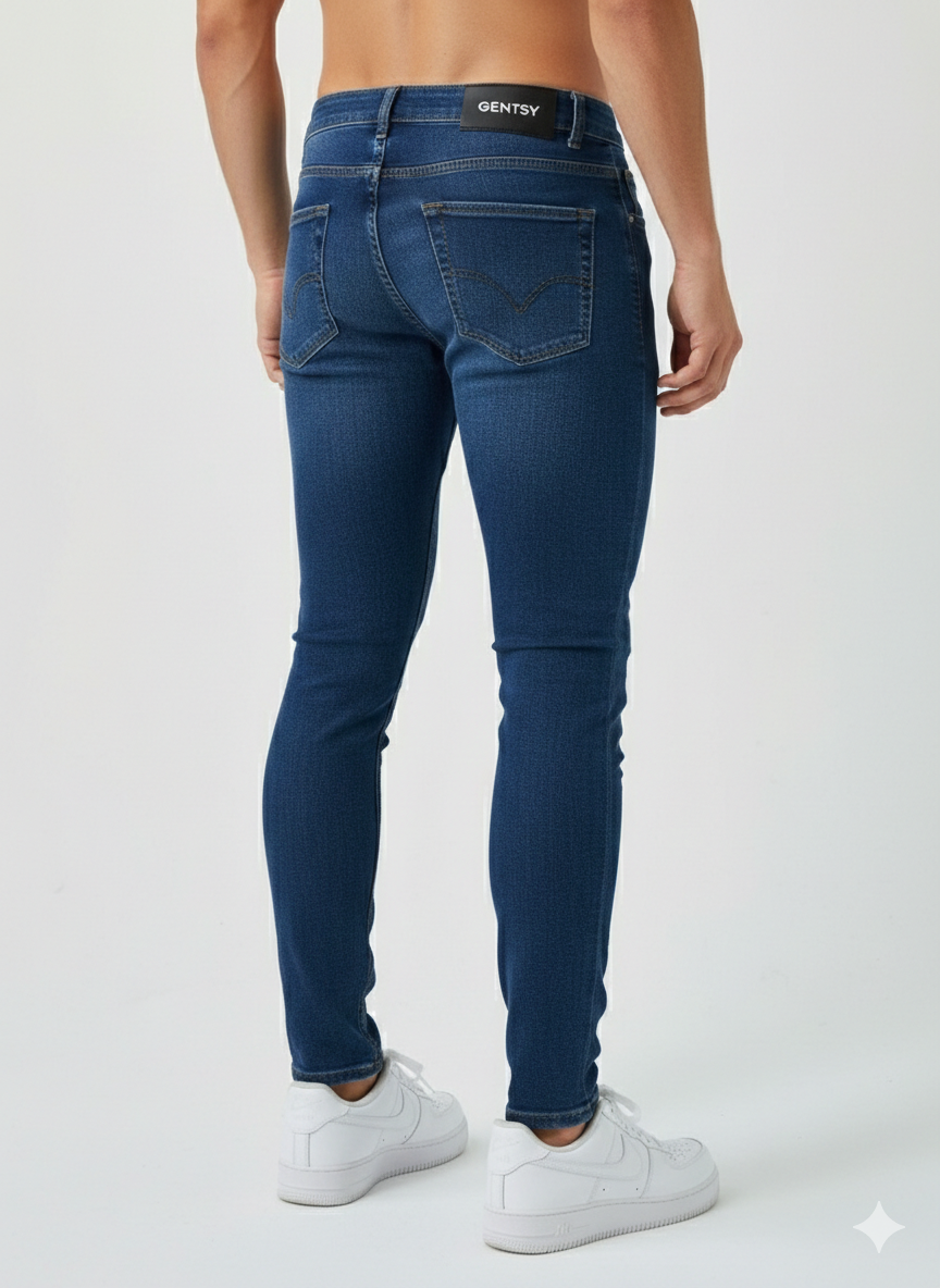 The Perfect slim jeans | Donkerblauw