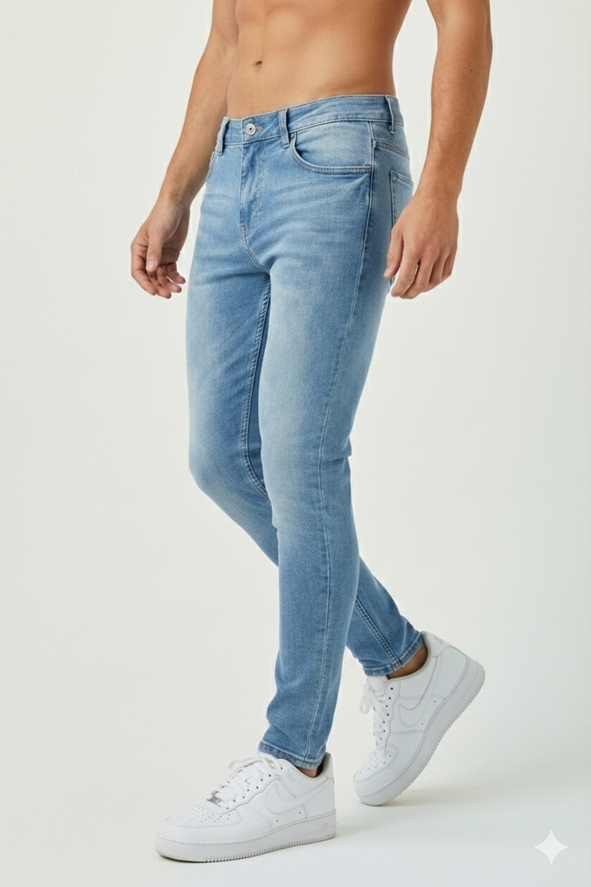 The Perfect slim jeans | Lichtblauw