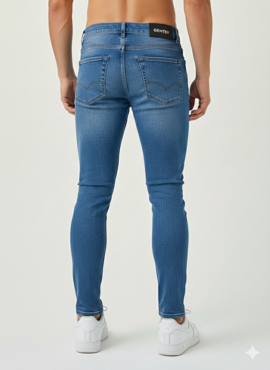 The Perfect slim jeans | Blauw