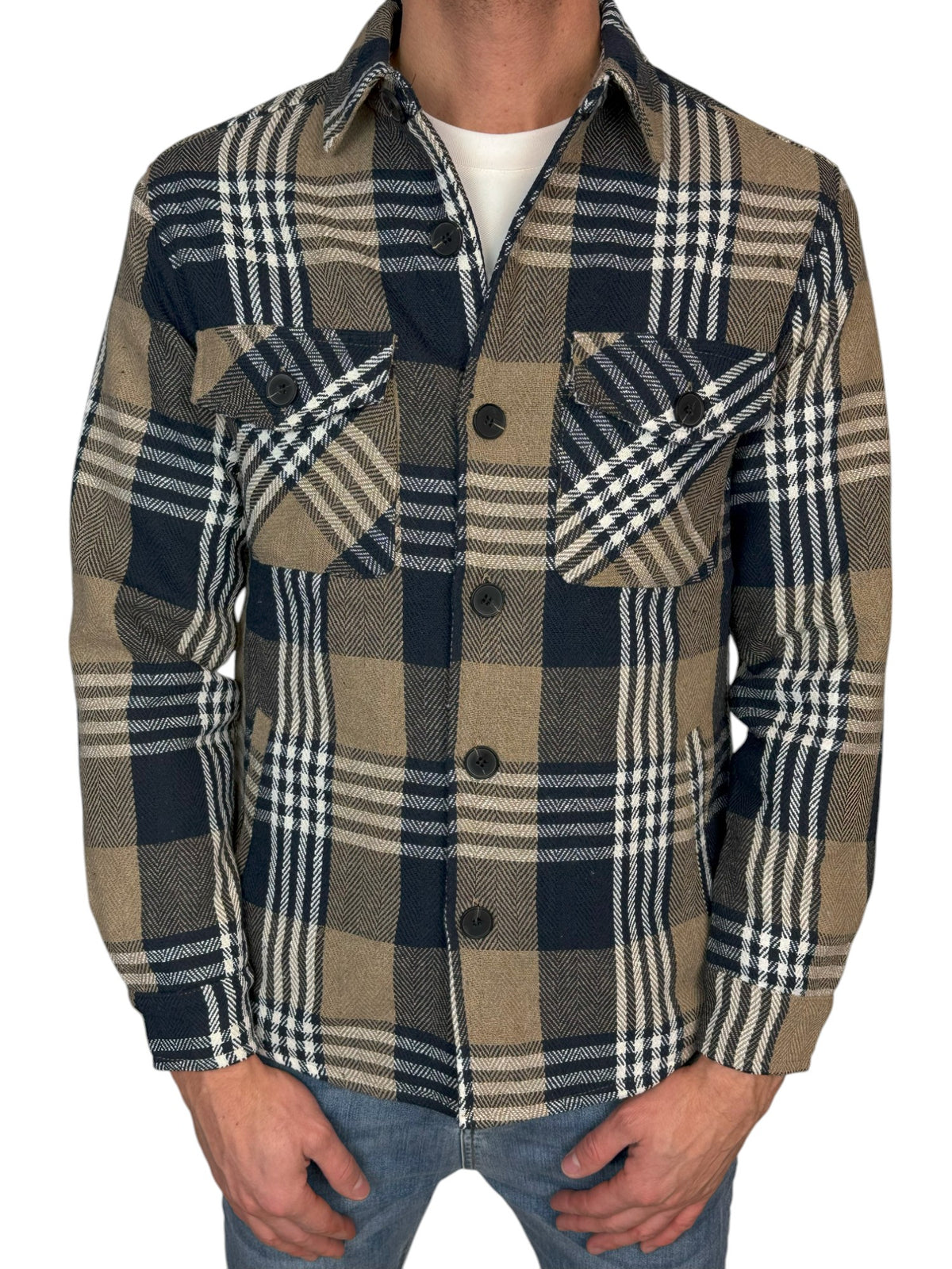 Karierte Strickjacke | Manchester