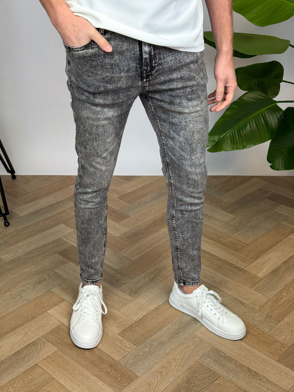 Schmal geschnittene Jeans | Ryder | Grau