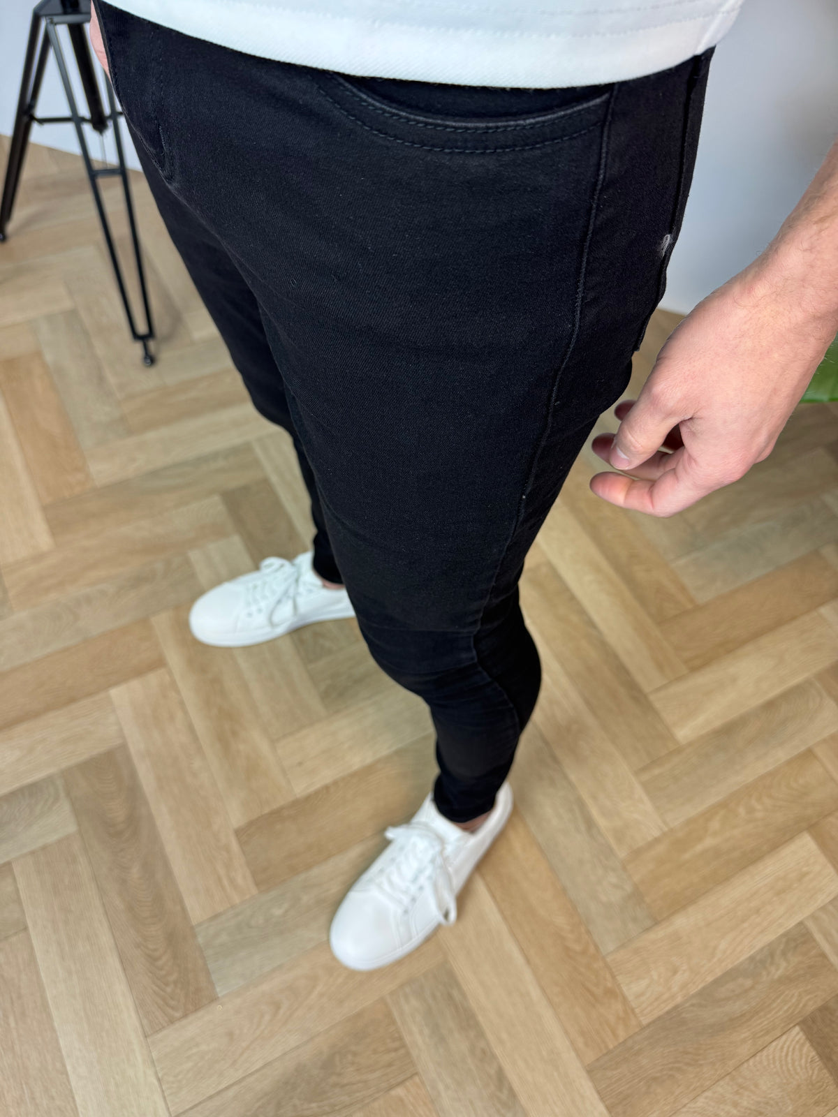 Schmal geschnittene Jeans | Ryder | Schwarz