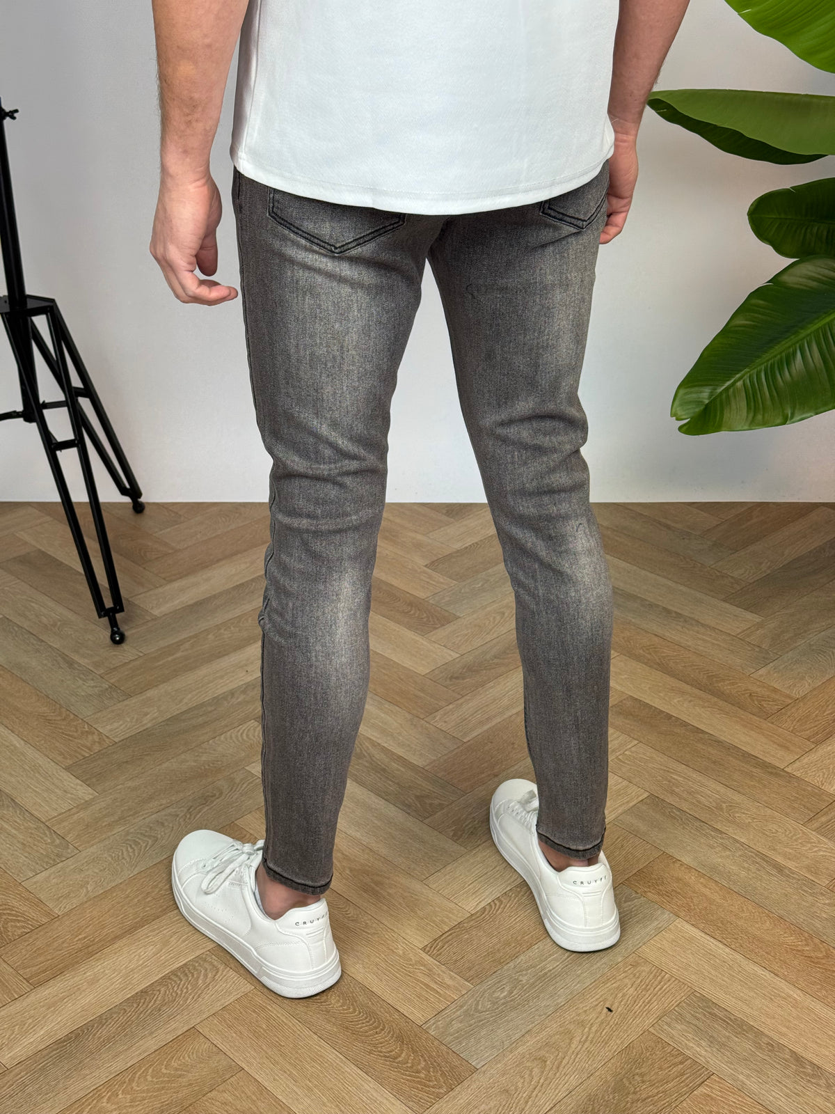 Schmal geschnittene Jeans | Ryder | Dunkelgrau