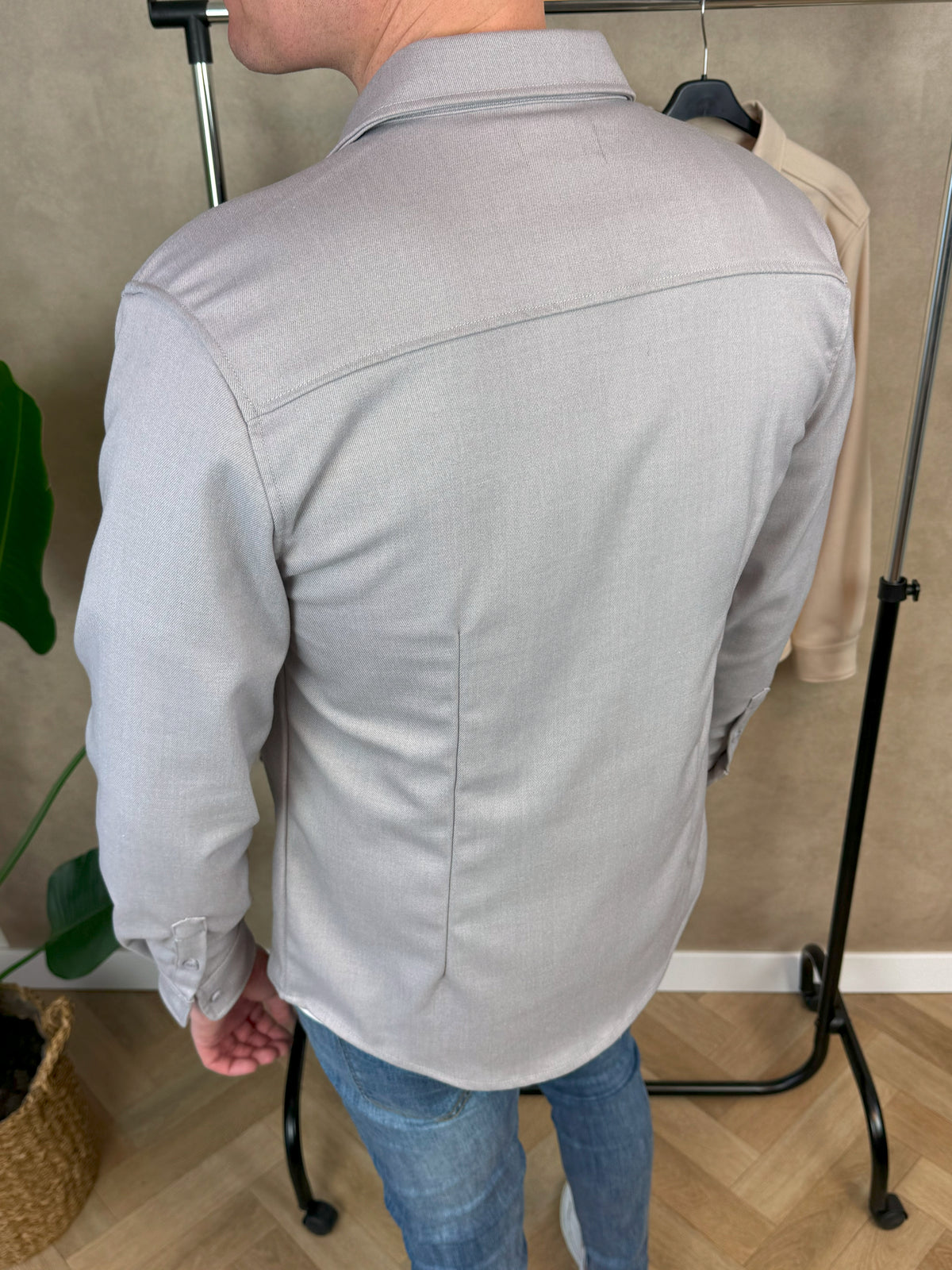 Overshirt | Jaxon | Grau