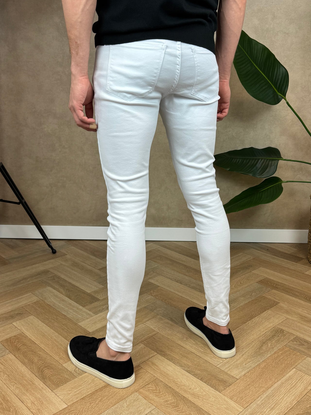 Denim jeans | Ryder | Wit