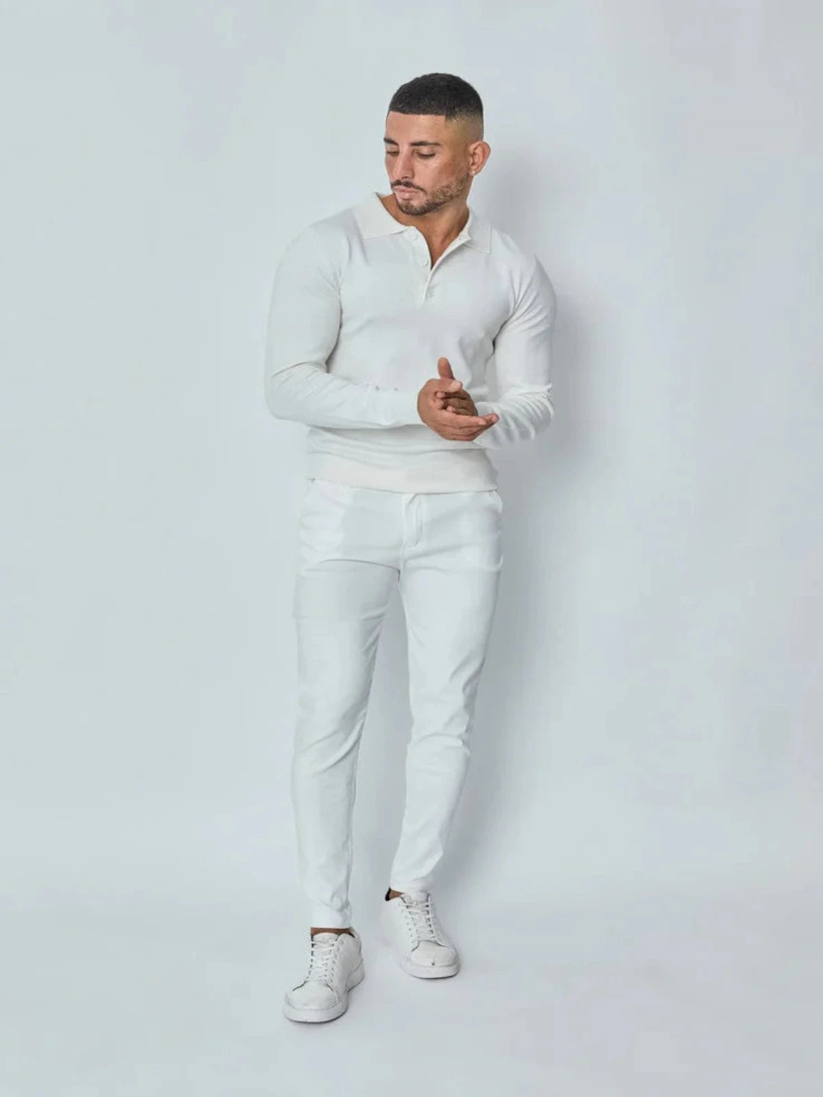 Slim-Fit-Pullover | Cagliari | Weiß