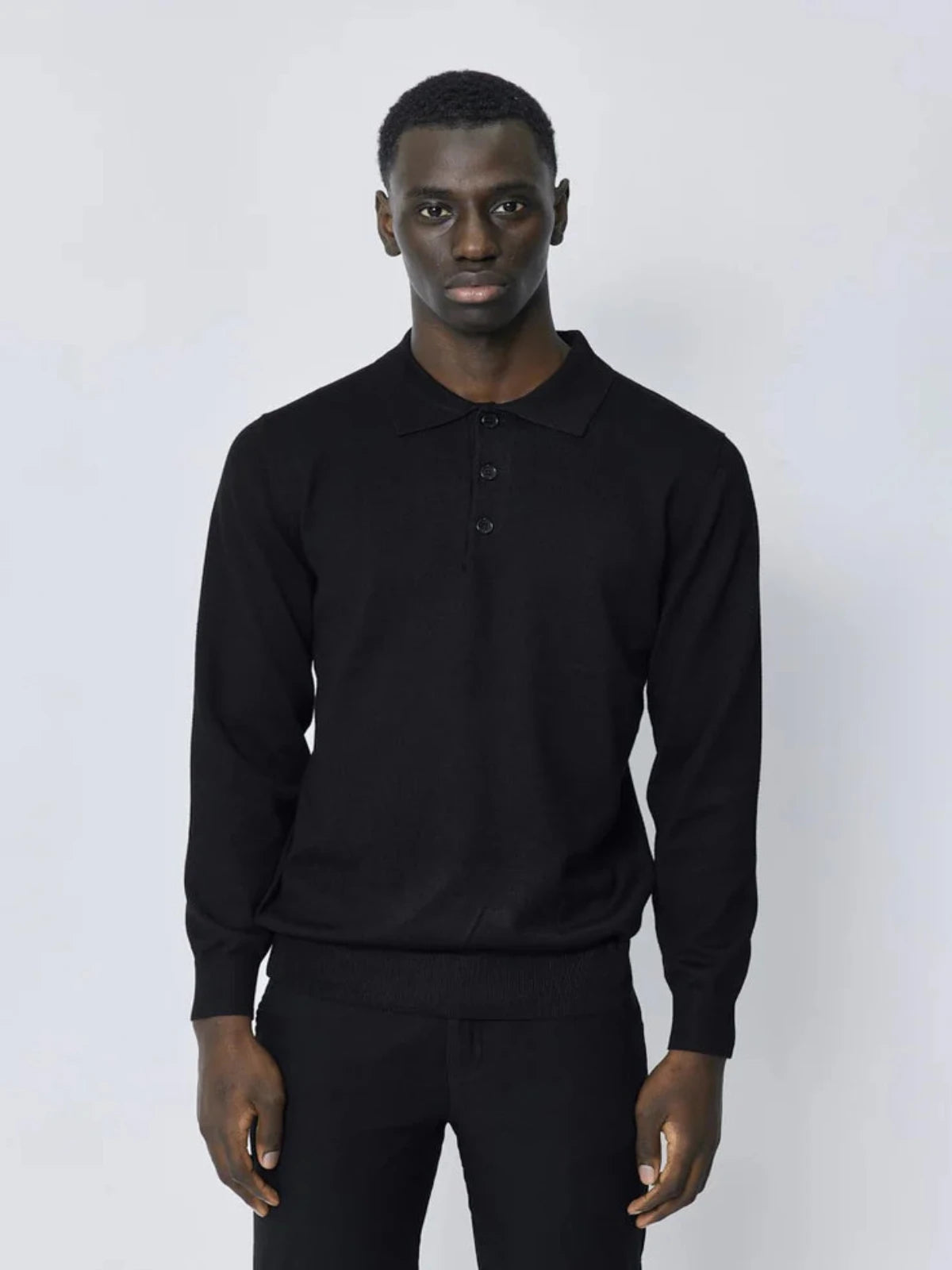 Slim-Fit-Pullover | Cagliari | Schwarz
