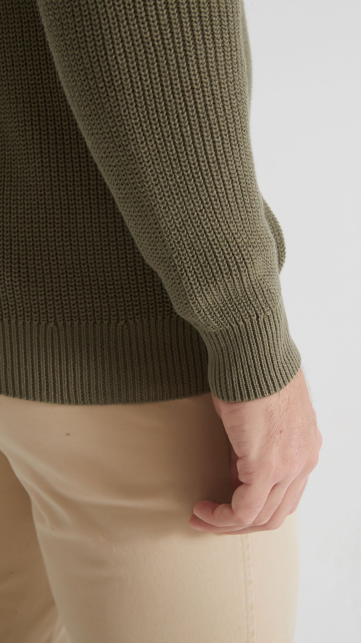 Sweater | Portofino | Kaki groen