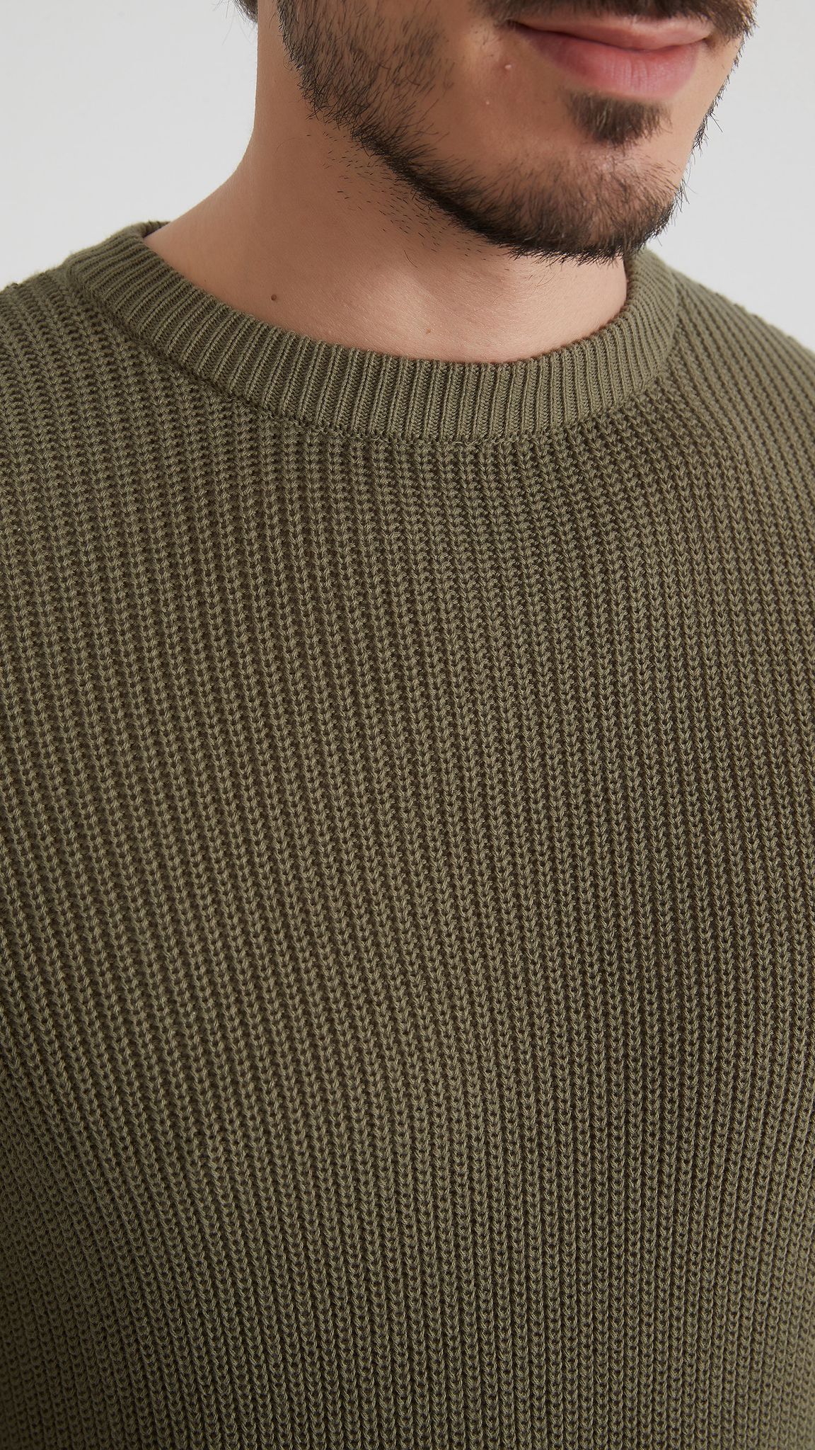Pullover mit halbem Reißverschluss | Cosenza | Grau
