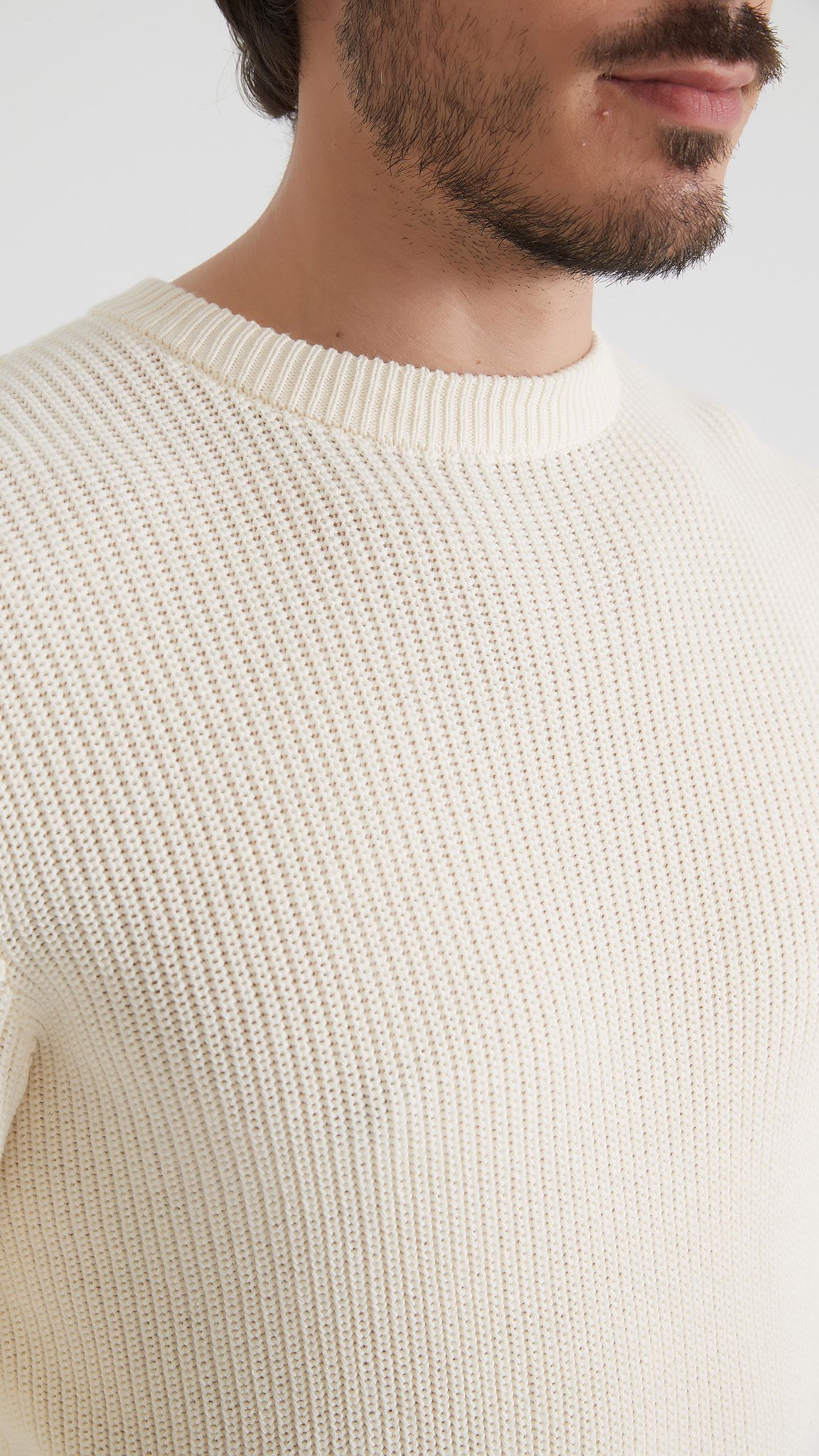 Pullover mit halbem Reißverschluss | Cosenza | Grau