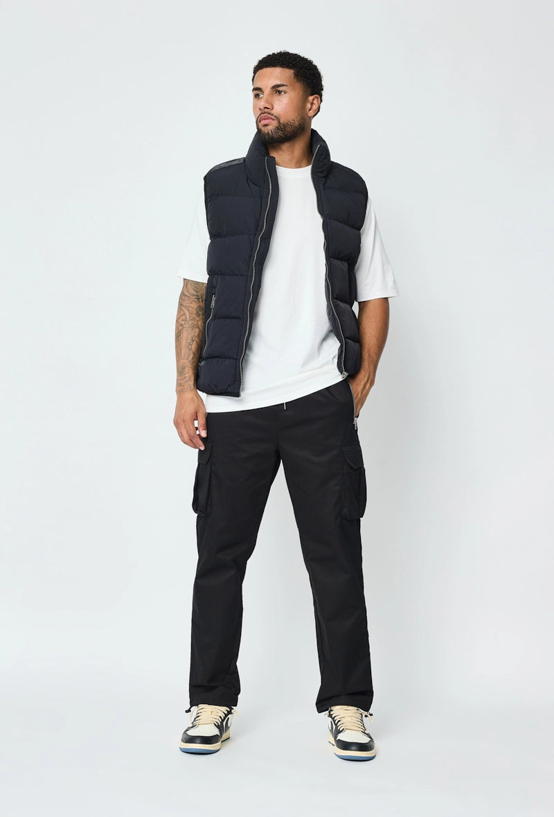 Bodywarmer | Oxford | Schwarz
