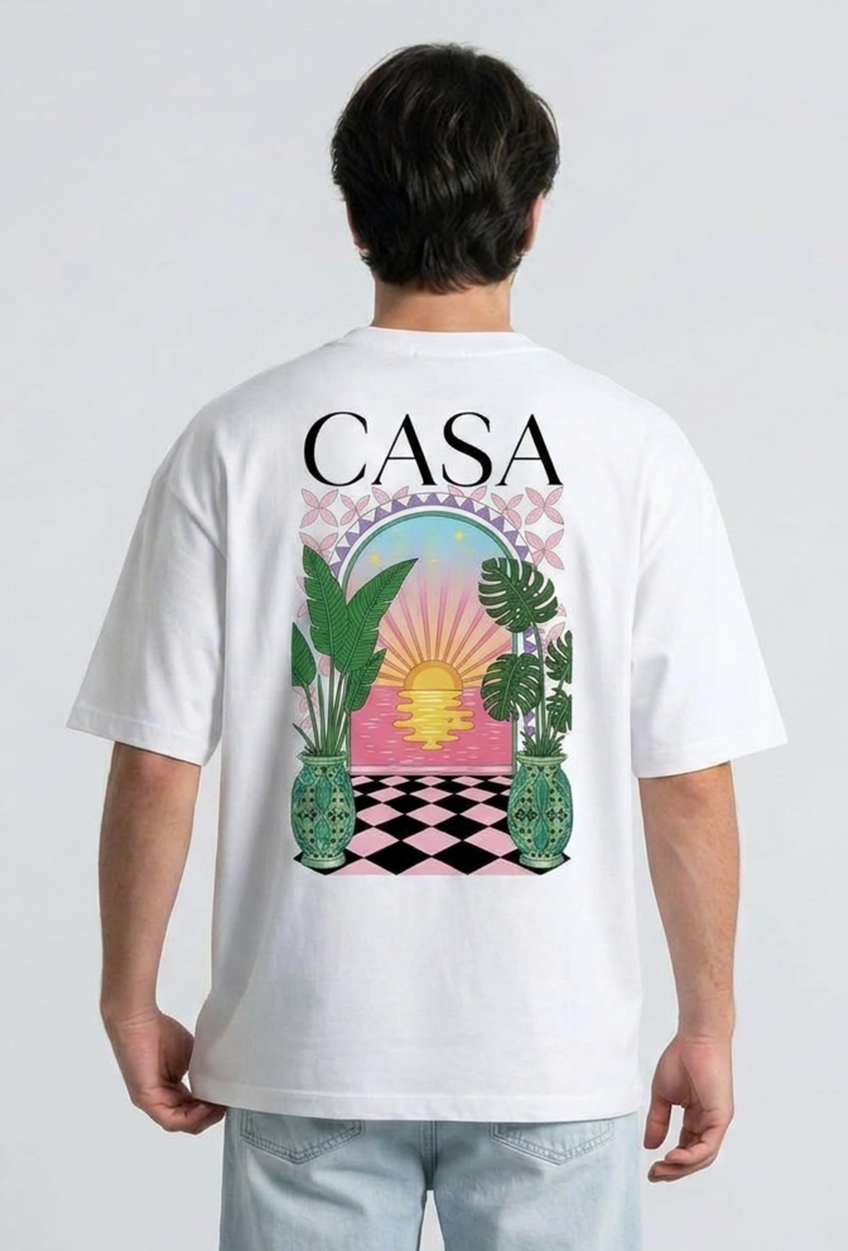 T-shirt | Casa | Wit