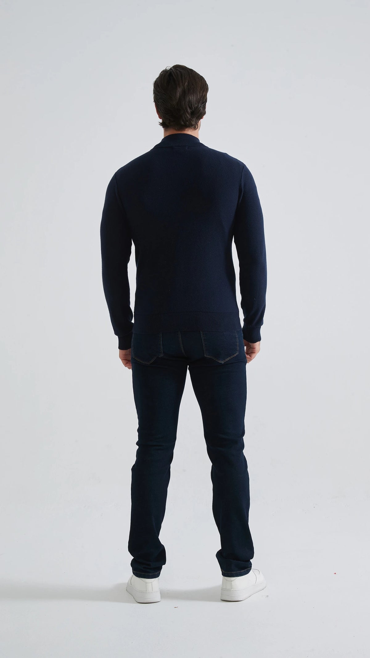 Pullover mit halbem Reißverschluss | Cosenza | Grau