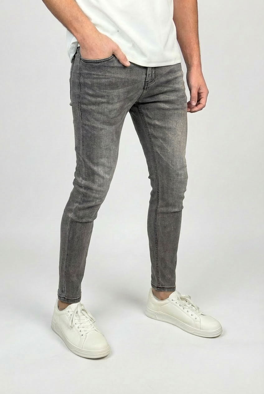 Schmal geschnittene Jeans | Ryder | Dunkelgrau