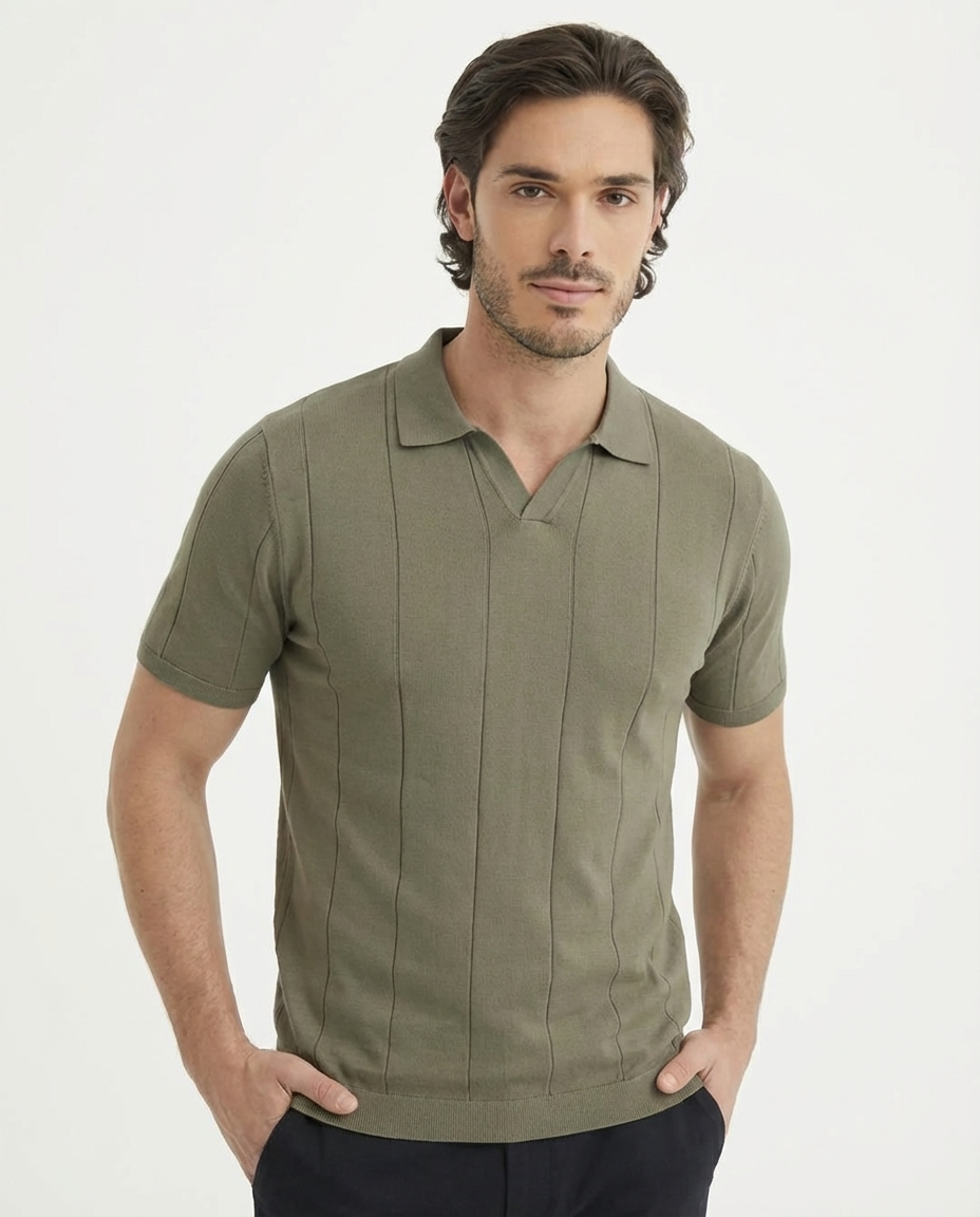 Poloshirt | Lugano | Taupe