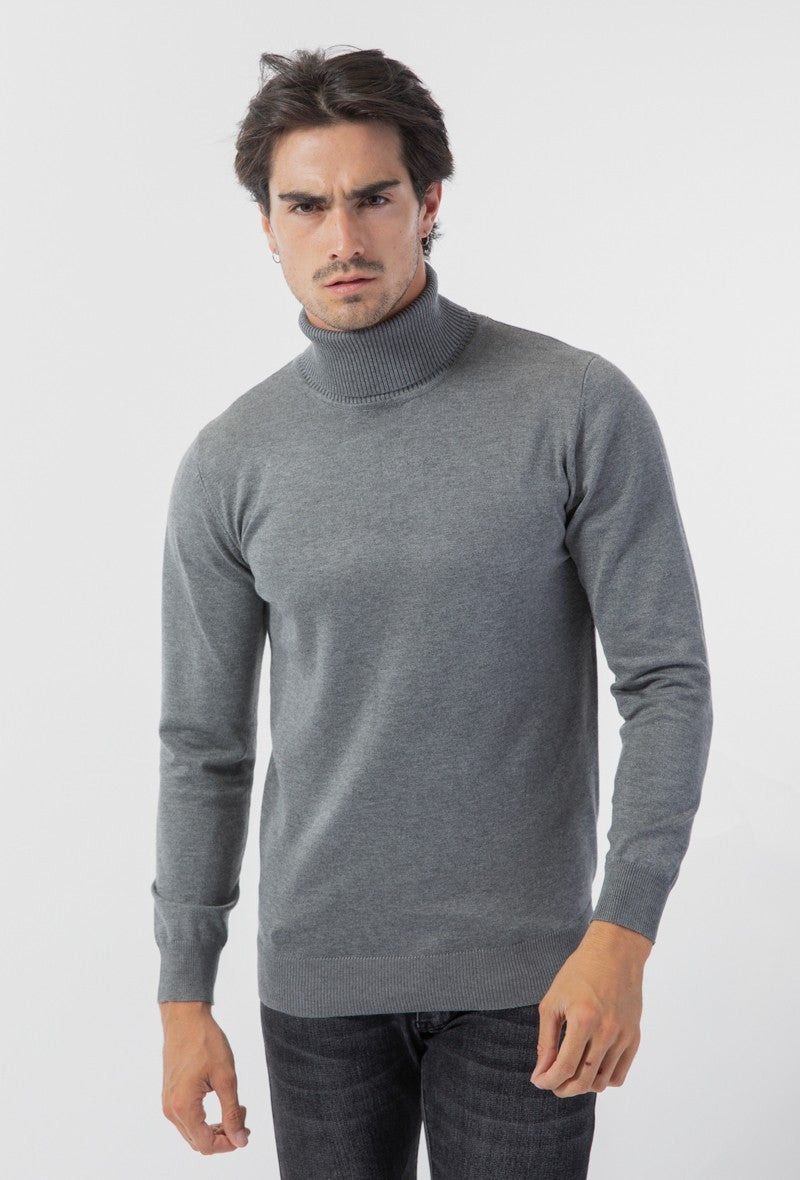 Pullover mit halbem Reißverschluss | Cosenza | Grau