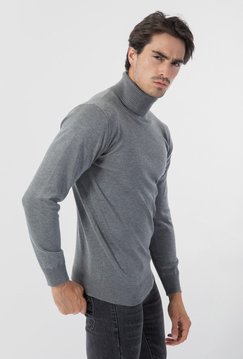 Hoge turtleneck | Collo | Grijs