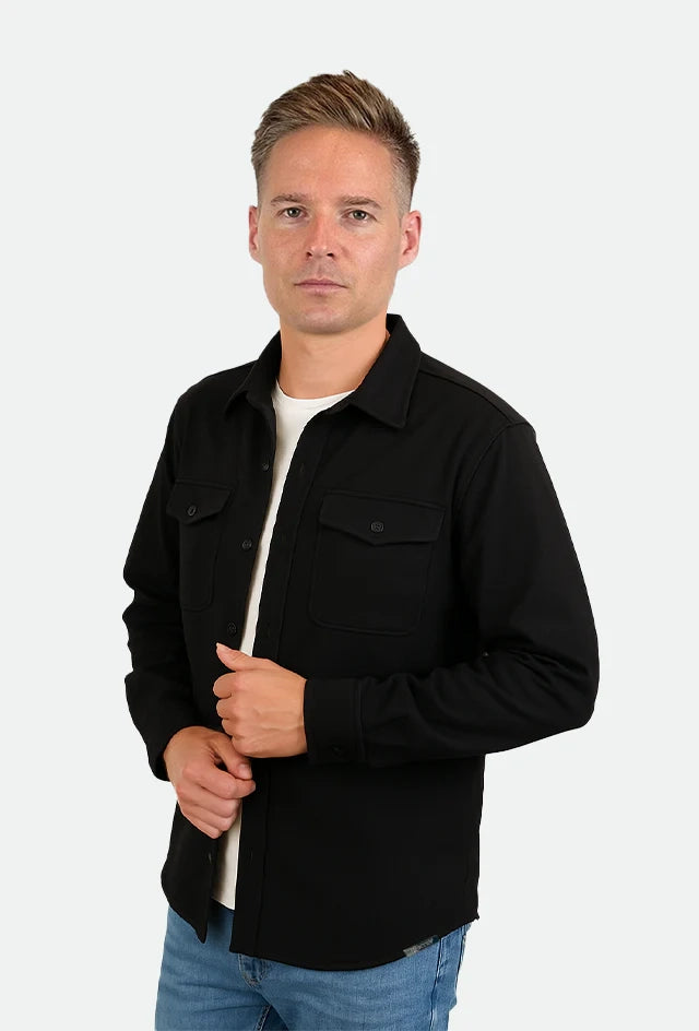 Overshirt | Jaxon | Zwart