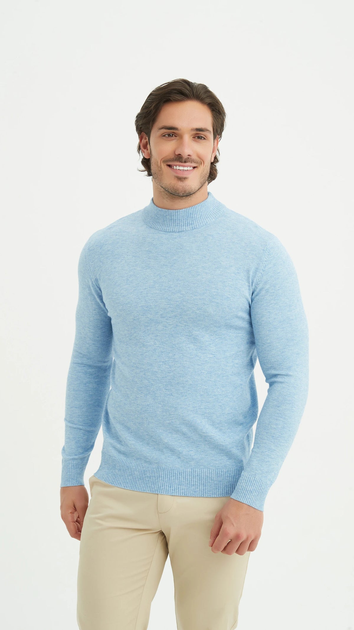 Pullover mit halbem Reißverschluss | Cosenza | Grau