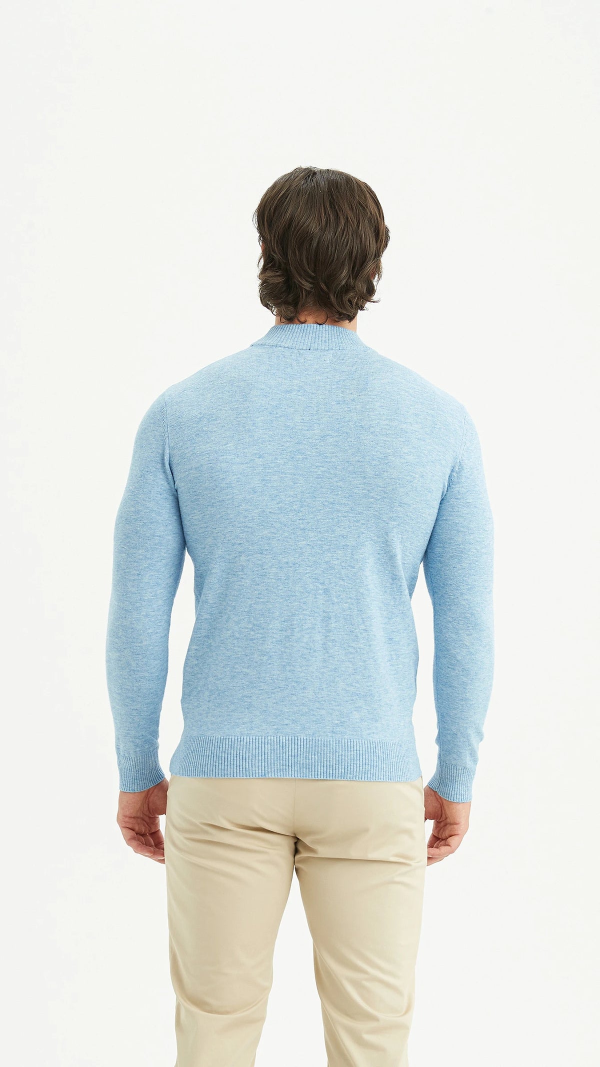 Pullover mit halbem Reißverschluss | Cosenza | Grau