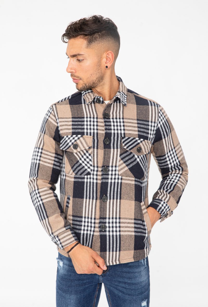 Karierte Strickjacke | Manchester